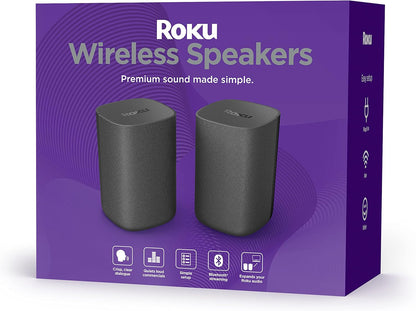Roku 9020R2 Wireless Speakers for Roku TV (Pair)