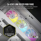 Corsair CC-9011270-WW iCUE 6500X RGB White PC Case