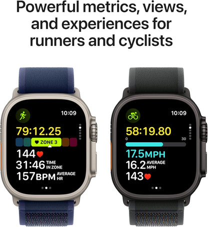 Apple Ultra 2 Renewed Black Titanium Watch