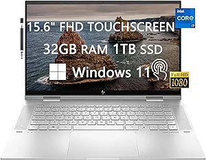 HP ENVY x360 15-es2072cl i7 Touch Laptop: 32GB RAM, 1TB SSD — main product image