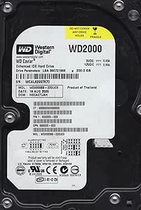 Western Digital WD2000BB-22GUC0 200GB IDE Hard Drive