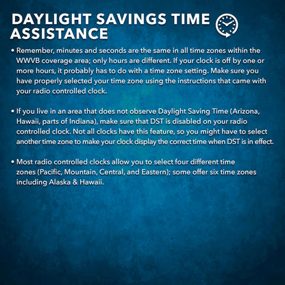 Sharp Atomic Clock with Indoor/Outdoor Temperature