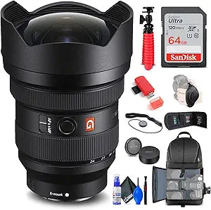 Sony FE 12-24mm f/2.8 GM Wide-Angle Lens Bundle (Renewed)