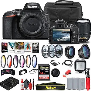 Nikon D5600 DSLR 18-140mm Lens Kit Renewed