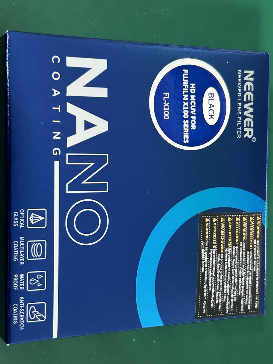 Neewer 10102285 UV Protection Filter for Fujifilm X100 Series