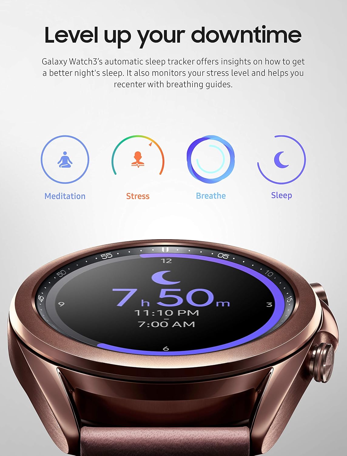 Samsung Galaxy Watch 3 (41mm, Mystic Bronze, Renewed)