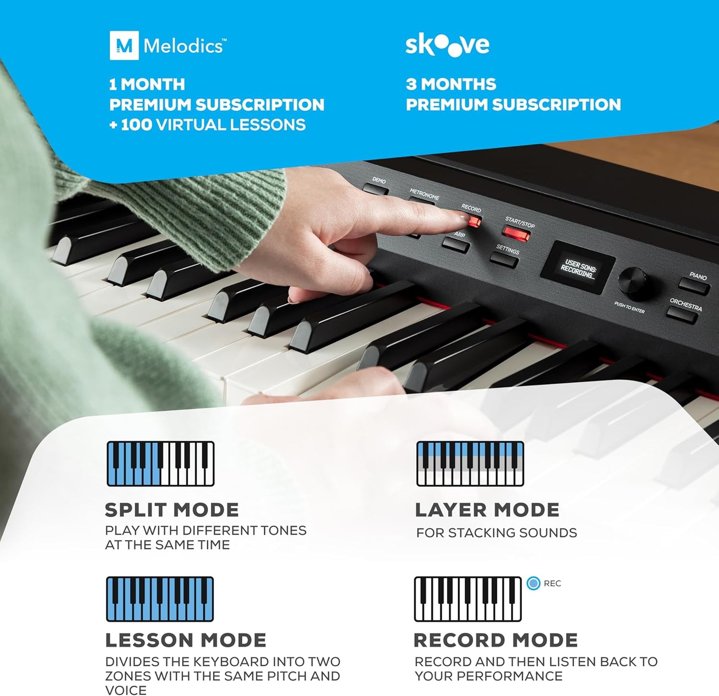 Alesis Prestige Artist 88-Key Digital Piano Weighted Keys