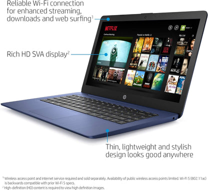 HP HPblackM Stream 14-Inch Celeron HD Laptop Renewed