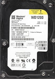 Western Digital WD1200BB-22FTA0 120GB IDE Hard Drive