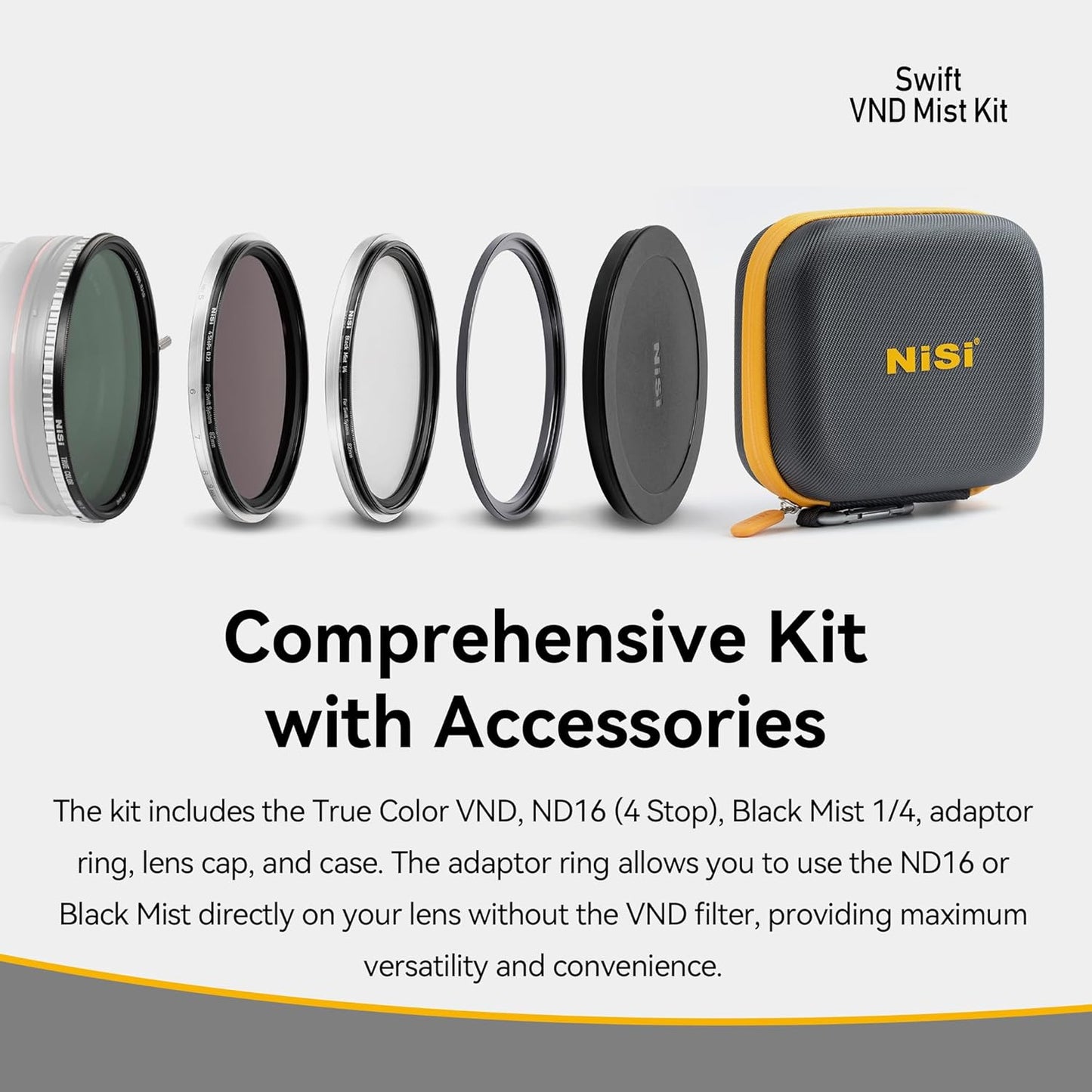 NiSi N-122678 67mm Swift VND Mist Filter Kit