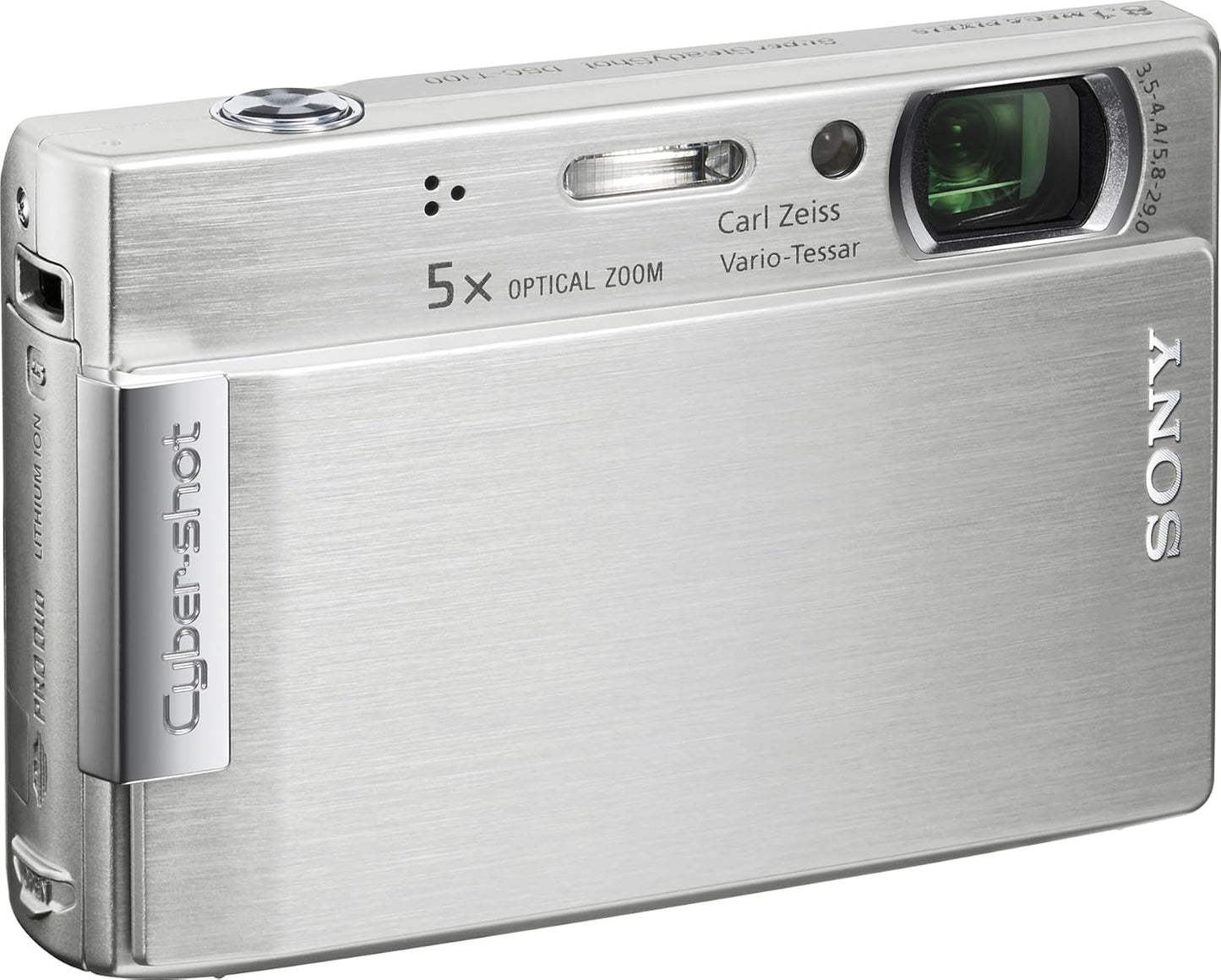 Sony DSCT100 Cybershot Digital Camera - 8MP, 5x Zoom Silver