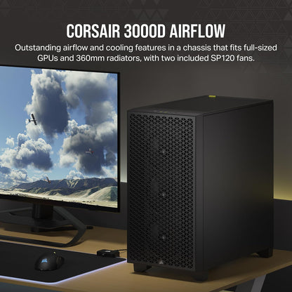 Corsair CC-9011251-WW 3000D Airflow Mid-Tower PC Case