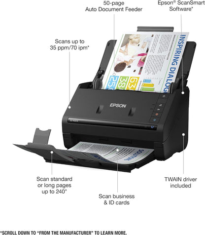Epson ES-400 II Color Duplex Desktop Document Scanner
