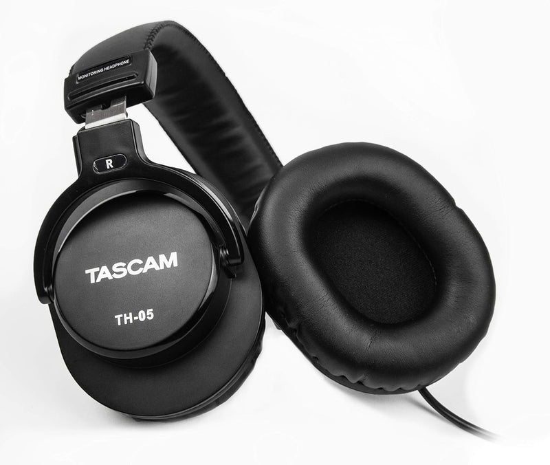 Tascam TH05 Black Studio Monitoring Headphones — main product image