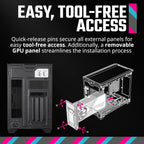 Cooler Master NR200PV2-KCNN-S00 NR200P V2 Mini-ITX PC Case