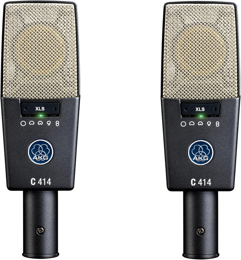 AKG 3059X00230 C414XLS Matched Pair Studio Condenser Microphone Set — main product image