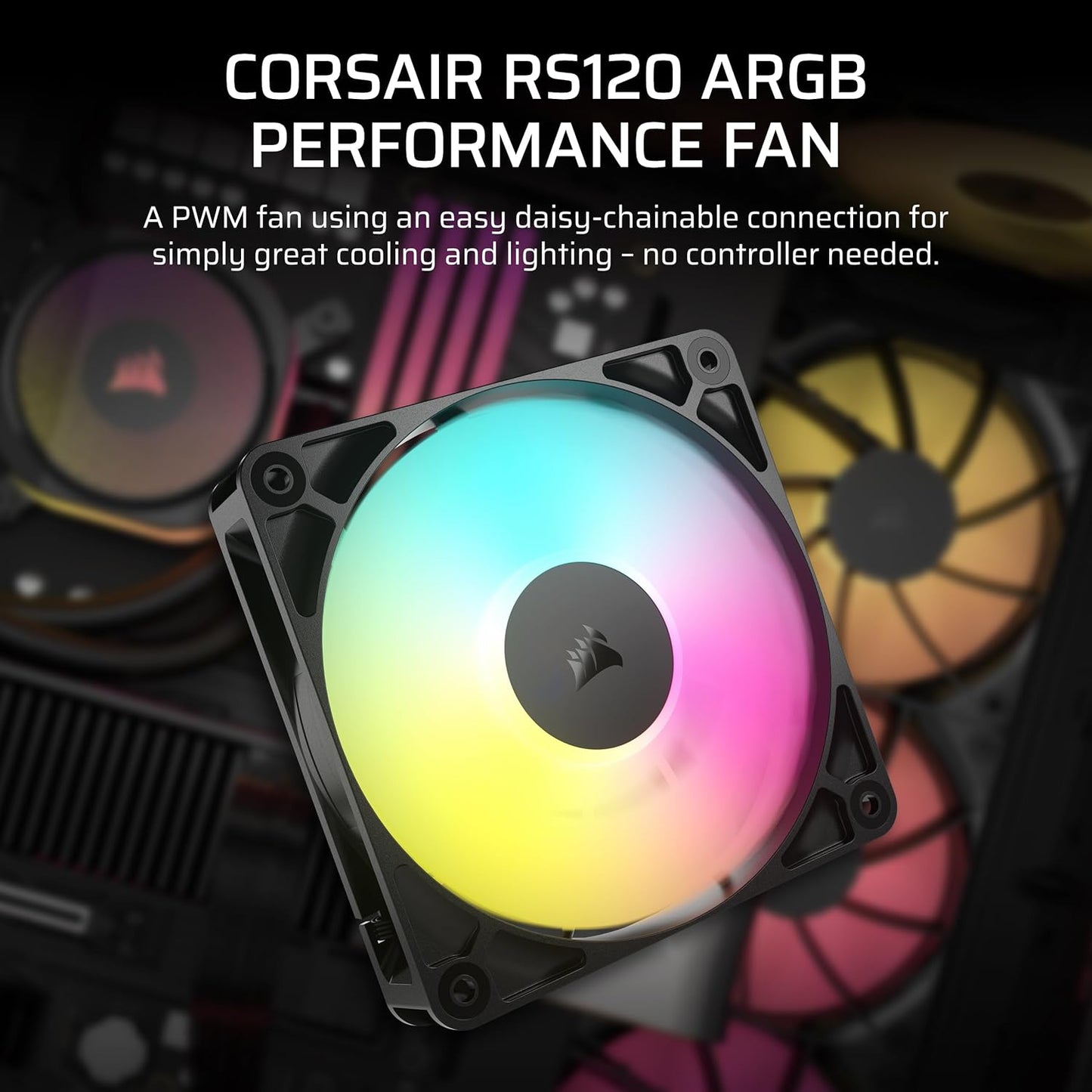 Corsair CO-9050180-WW RS120 ARGB PWM Fan
