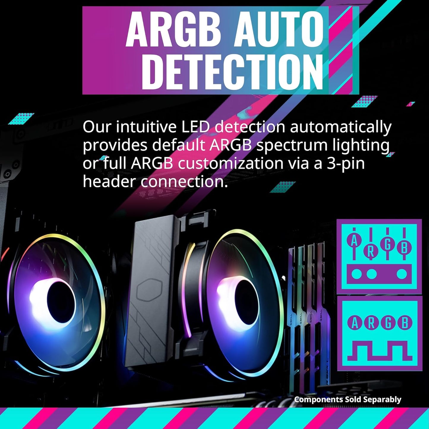 Cooler Master RR-S4KK-20PA-R1 Hyper 212 Halo CPU Cooler