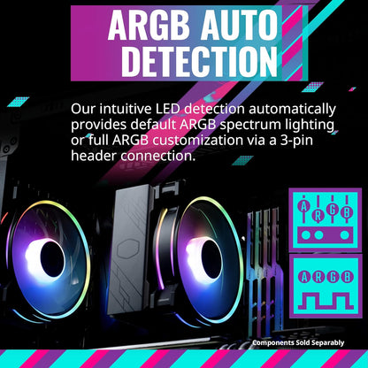 Cooler Master RR-S4KK-20PA-R1 Hyper 212 Halo CPU Cooler