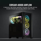 Corsair CC-9011200-WW 4000D Airflow ATX Mid-Tower Case
