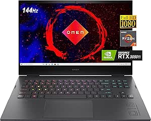 HP OMEN 16 Gaming Laptop - Ryzen 7 RTX 3050 Ti