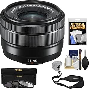 Fujifilm K-101731-01 15-45mm Lens Filter Strap Kit