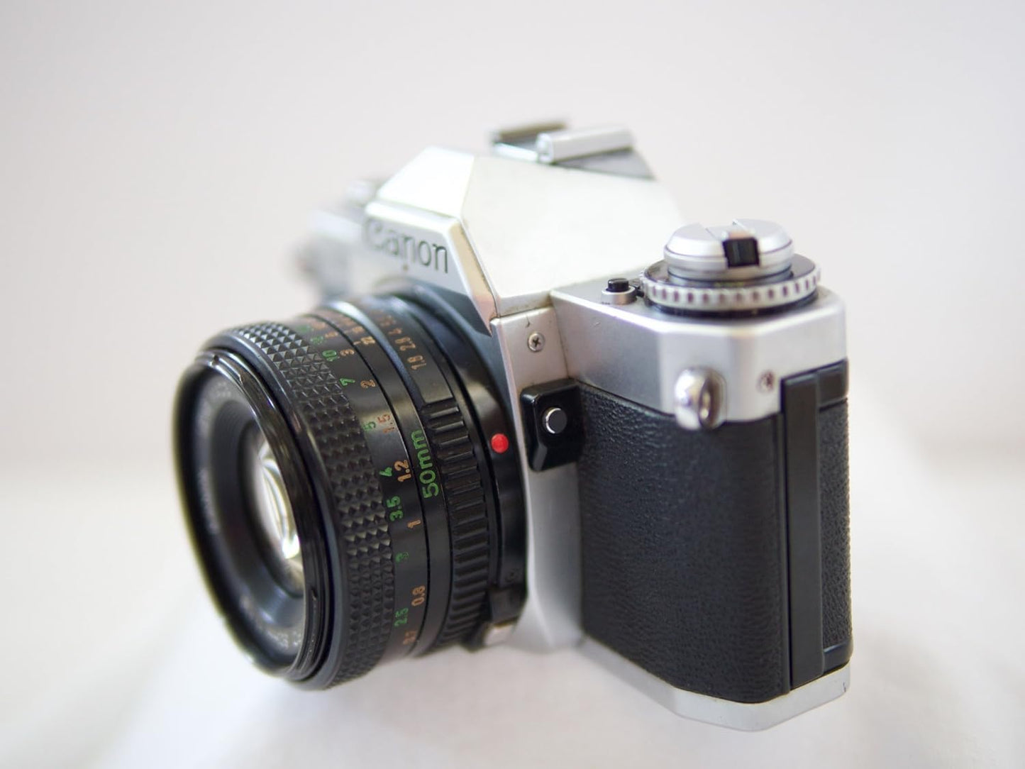 Canon AV-1 35mm SLR Film Camera: FD Mount Lens (Renewed)