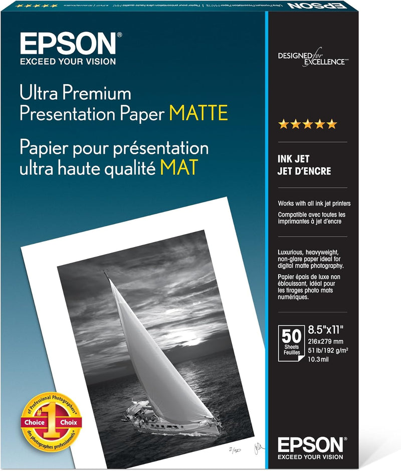 Epson S041341 Ultra Premium Matte Presentation Paper — main product image