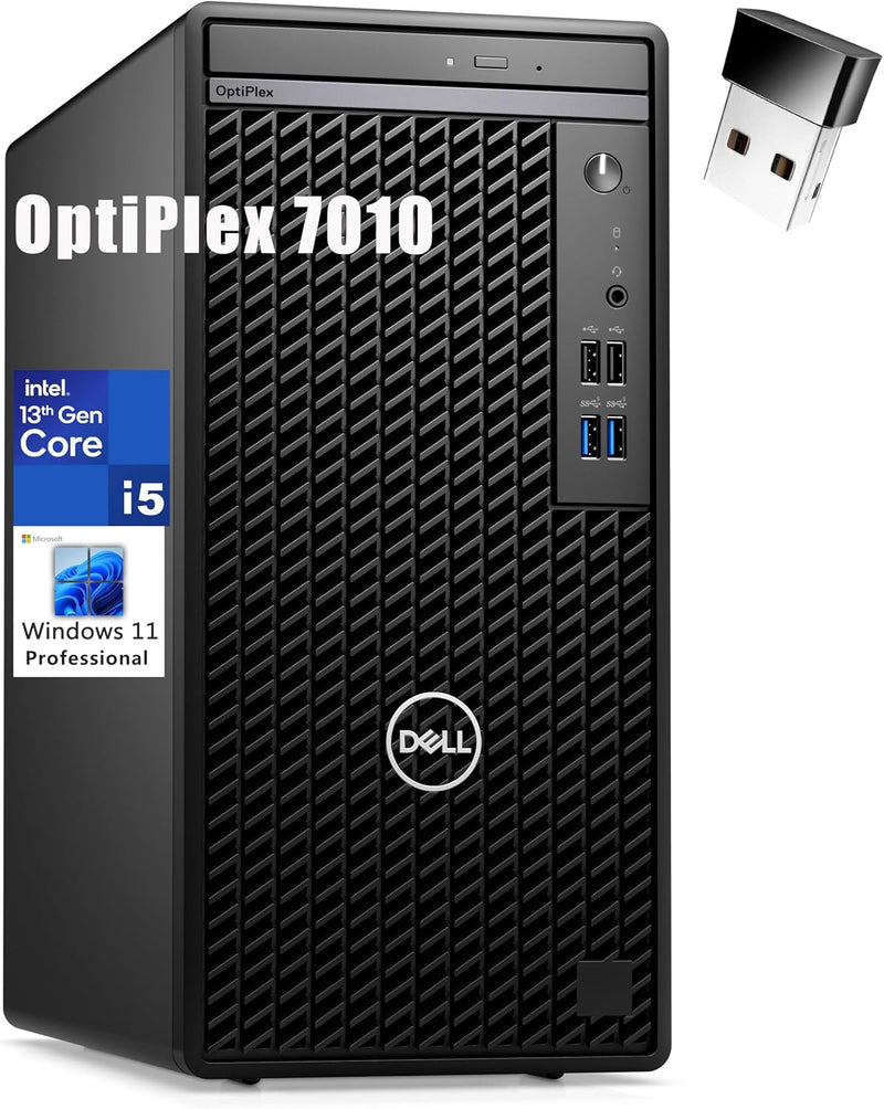 Dell 7010 Tower Desktop i5-13500 16GB 512GB SSD WiFi — main product image
