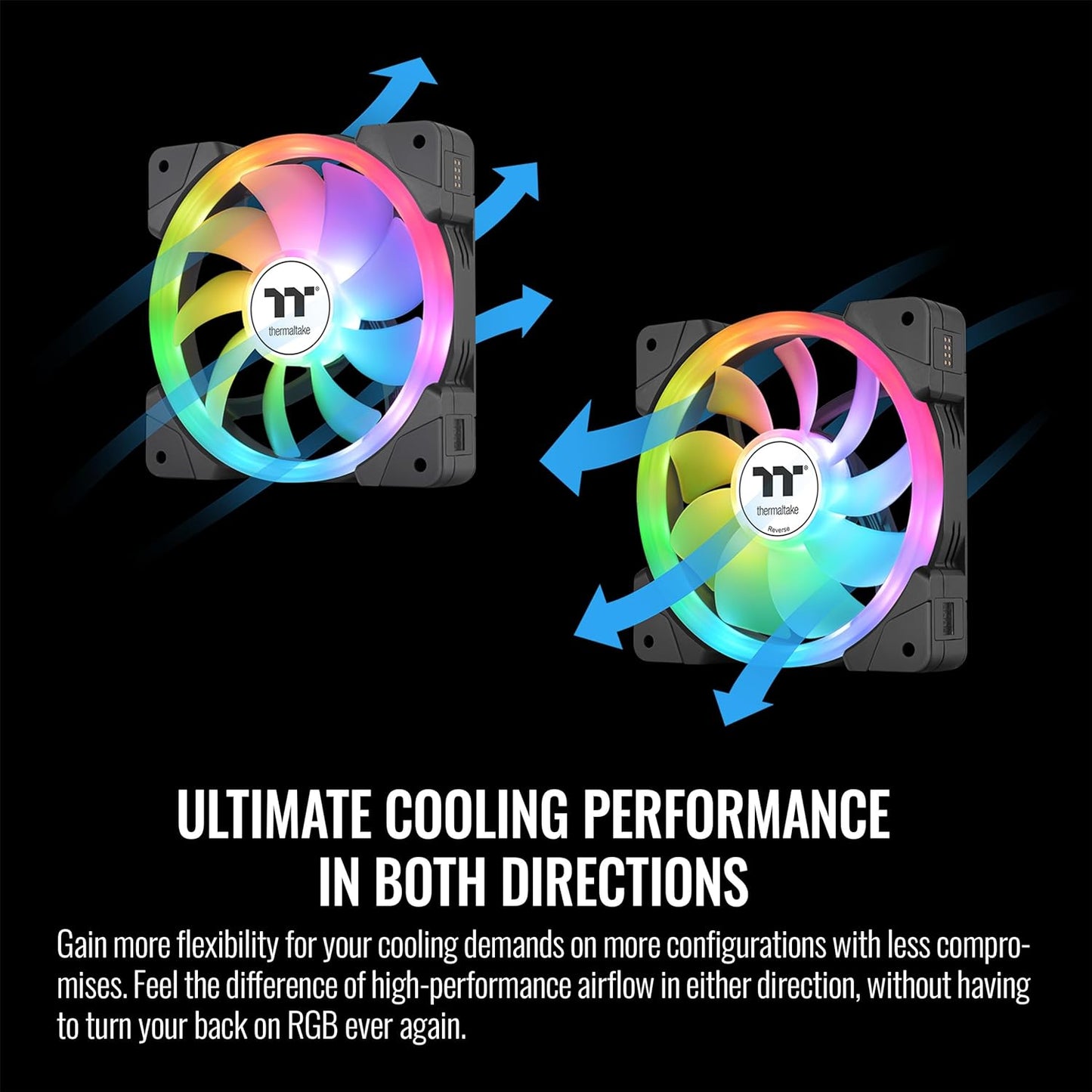 Thermaltake CL-F167-PL12SW-A SWAFAN EX 12 ARGB PC Fan - 3 Pack