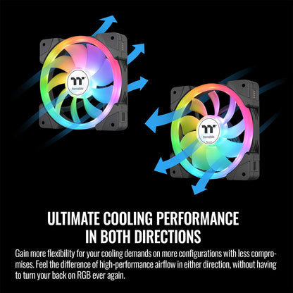 Thermaltake CL-F167-PL12SW-A SWAFAN EX 12 ARGB PC Fan - 3 Pack