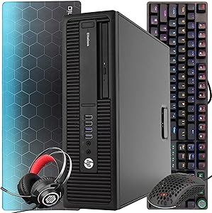HP 800G2 i5 512GB SSD + 1TB HDD 16GB RAM Gaming Bundle