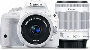 Canon KISSX7WH-WLK2 White DSLR Camera Bundle