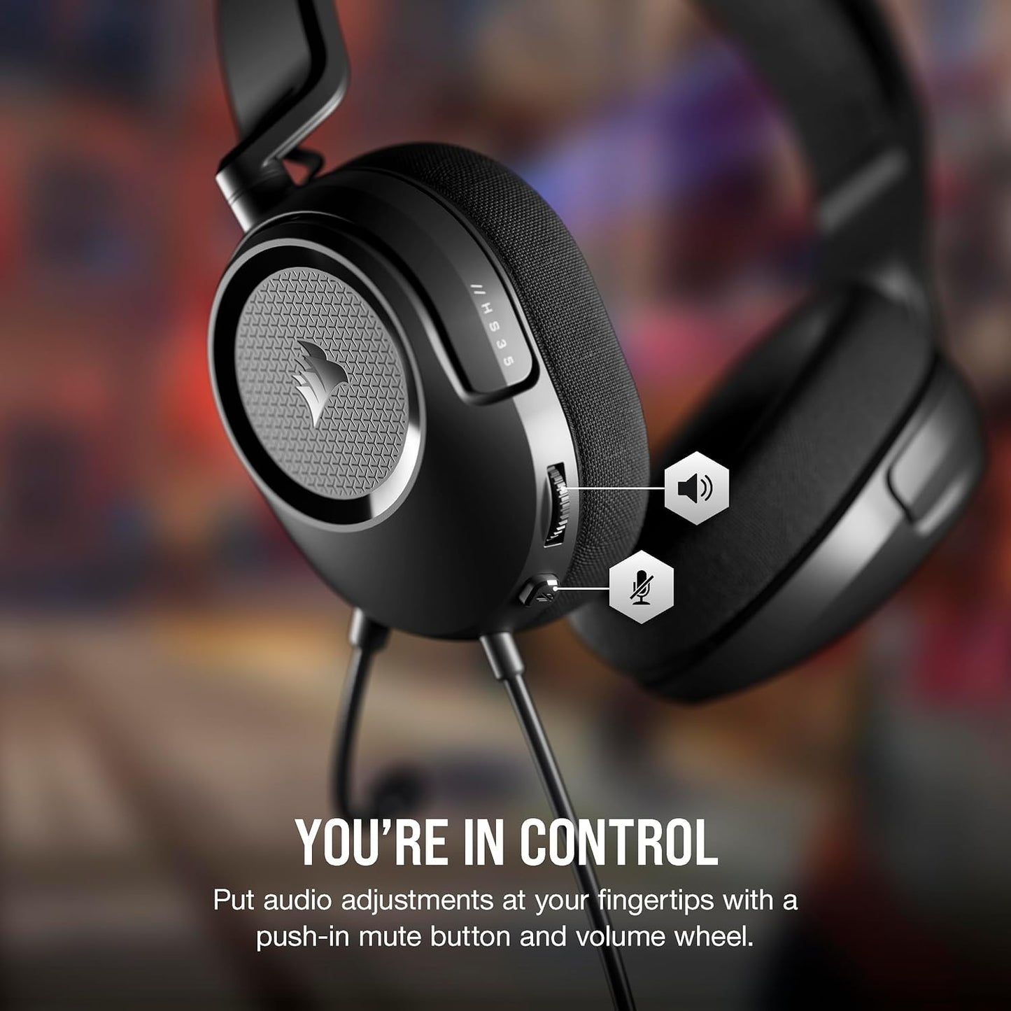 Corsair CA-9011386-NA HS35 Surround v2 Gaming Headset