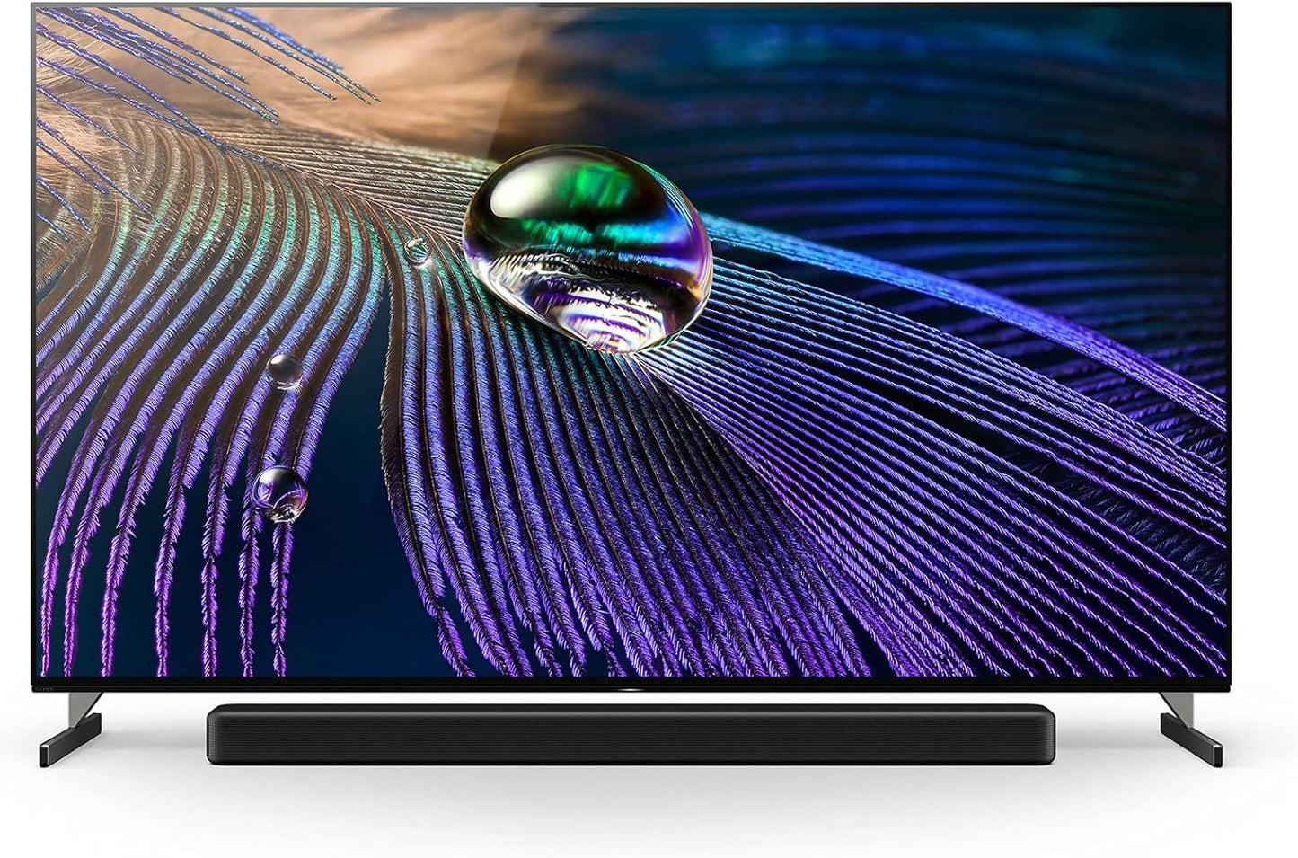 Sony BRAVIA XR XR-65A90J 65" OLED 4K TV Floor Stand Bundle