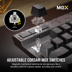 Corsair CH-910961G-NA K70 MAX RGB Magnetic Mechanical Keyboard