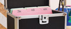 Vaultz VZ01280 Lockable Index Card Holder, 5x8 Organizer Box