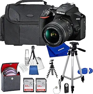 Nikon D3500 DSLR Camera 18-55mm Lens Bundle Kit