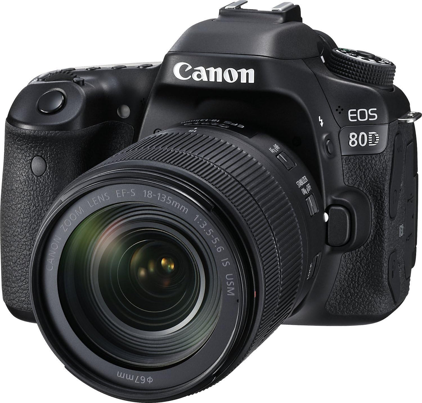 Canon EOS 80D DSLR Kit 18-135mm IS USM Lens