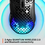 SteelSeries Aerox 5 Wireless Ergonomic Gaming Mouse (Renewed)