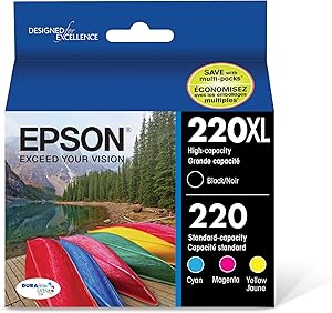 Epson T220XL-BCS Ink Cartridge Combo Pack High Capacity
