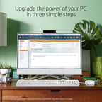 HP 22D All-in-One Desktop PC - 32GB RAM, 1TB SSD + 500GB External HDD