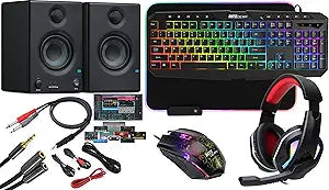 PreSonus Eris E3.5 3.5" Nearfield Studio Monitors with RGB Accessories