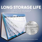 Panasonic CR2450PA/2BL 3V Lithium Coin Cell Battery 2-Pack