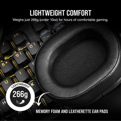 Corsair CA-9011280-NA HS55 Wireless Gaming Headset (Renewed)