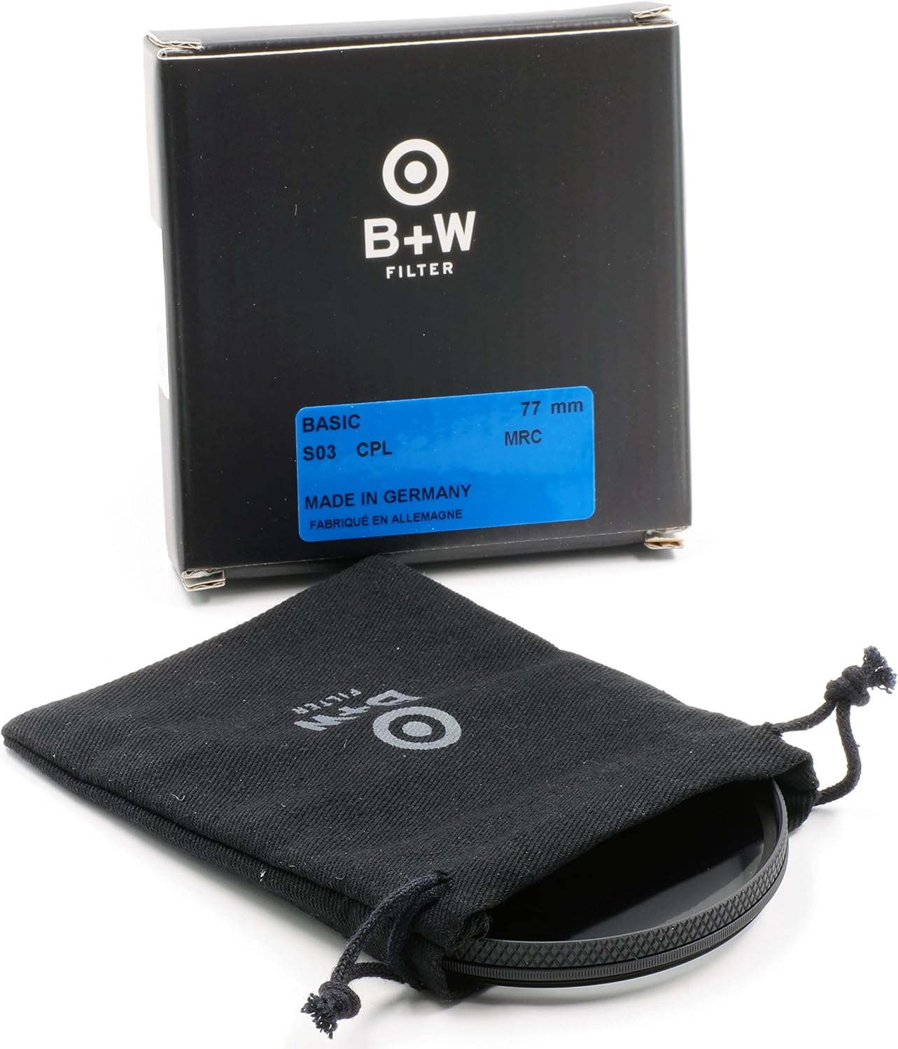 B+W 1100754 77mm Basic MRC Circular Polarizer Filter