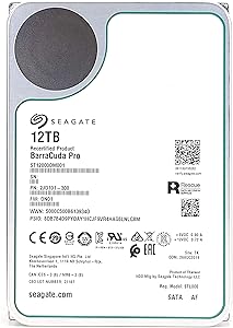 Seagate ST12000DM001 BarraCuda Pro 12TB Internal Hard Drive