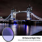 Neewer FL-22 77mm Natural Night Light Pollution Filter