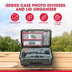 SKB Cases 3i-2011-7DL Airline Approved Camera Case - Dividers