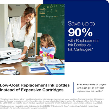 Epson C11CJ63202 EcoTank ET-2850 Wireless Printer - Renewed